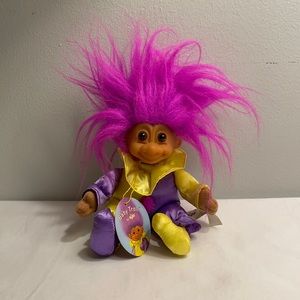 Vintage Russ Baby Troll Clown/Jester - NOS NWT